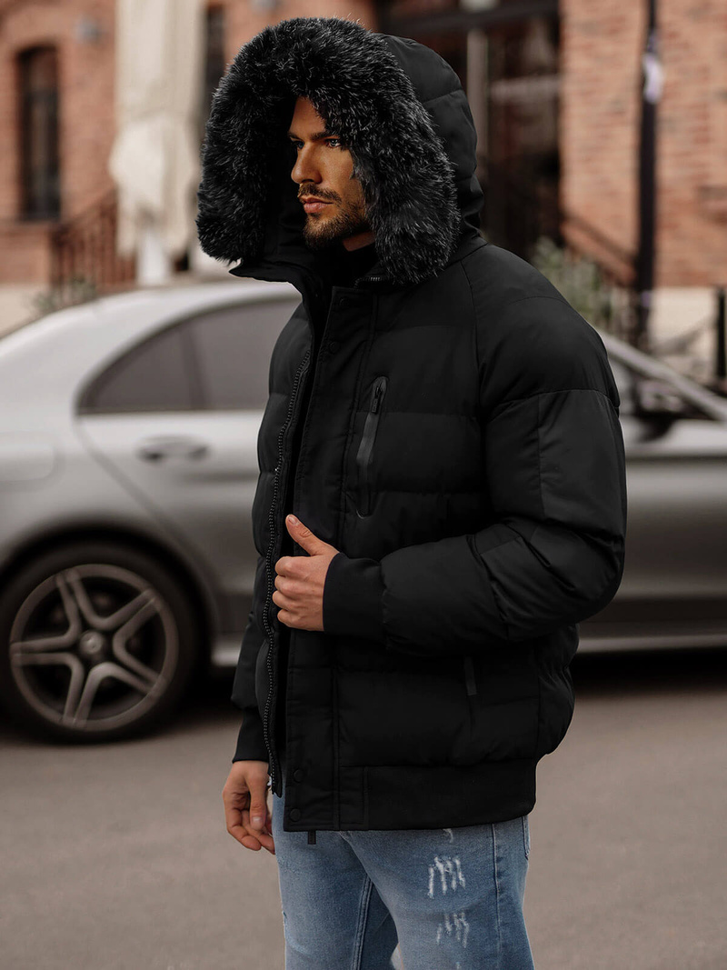 Veste Homme Noir OZONEE O/M798Z
