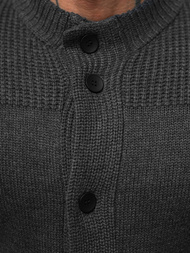 Pullover Homme Gris Foncé OZONEE NB/MM6011/3