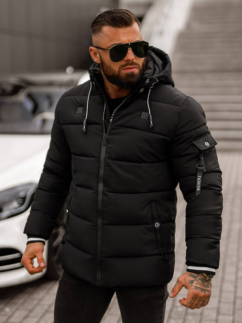Veste homme noir OZONEE JS/57M7502/392