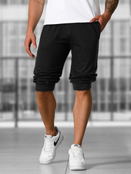 Short Homme Noir OZONEE JS/XW07/3Z