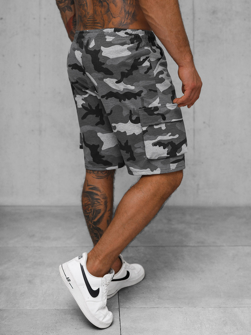 Short Homme Gris OZONEE JS/8K282/2