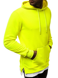Sweatshirt Homme néon Jaune OZONEE MACH/3120