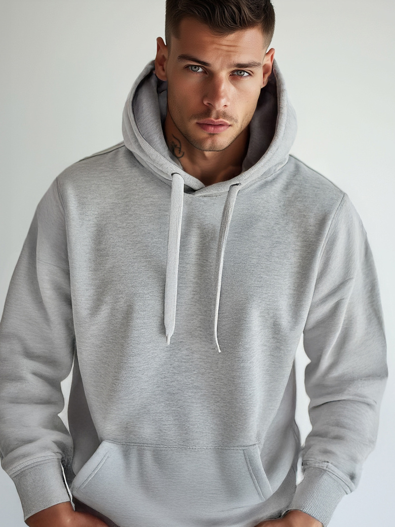 Sweatshirt Homme Gris OZONEE JS/2009Z