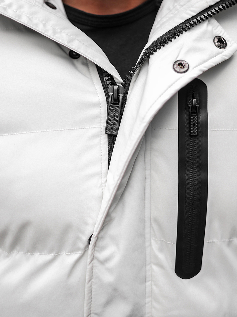 Veste Homme Blanc OZONEE O/M798