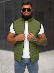 Veste sans manches homme vert OZONEE JS/31M5062/136