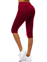 Legging femme bordeaux OZONEE JS/1027/C13