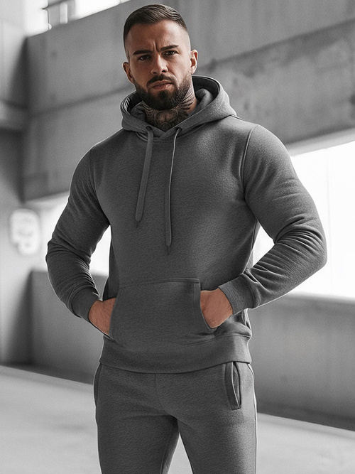Survêtement Homme Gris foncé OZONEE JS/68C10381/5Z