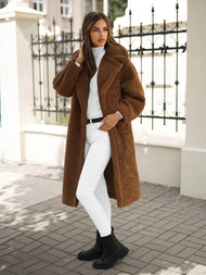 Manteau femme marron OZONEE O/Z01Z