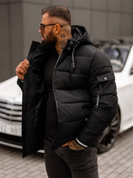 Veste homme noir OZONEE JS/57M7502/392