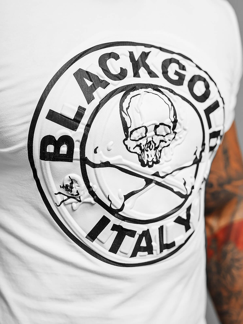 T-shirt Homme Blanc OZONEE NB/MT3074