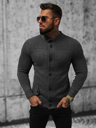 Pullover Homme Gris Foncé OZONEE NB/MM6011/3