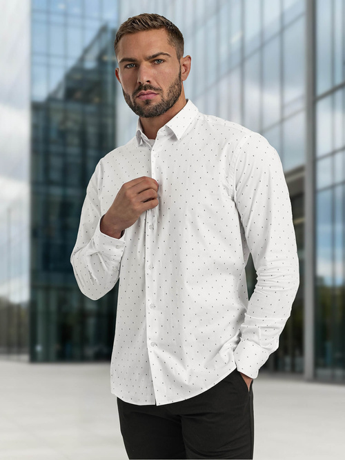 Chemise Homme Blanc OZONEE V/V180