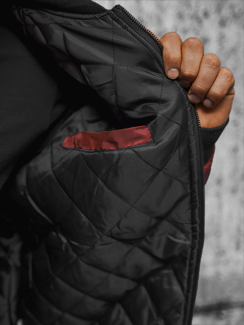 Veste Homme Bordeaux OZONEE JS/AK95Z