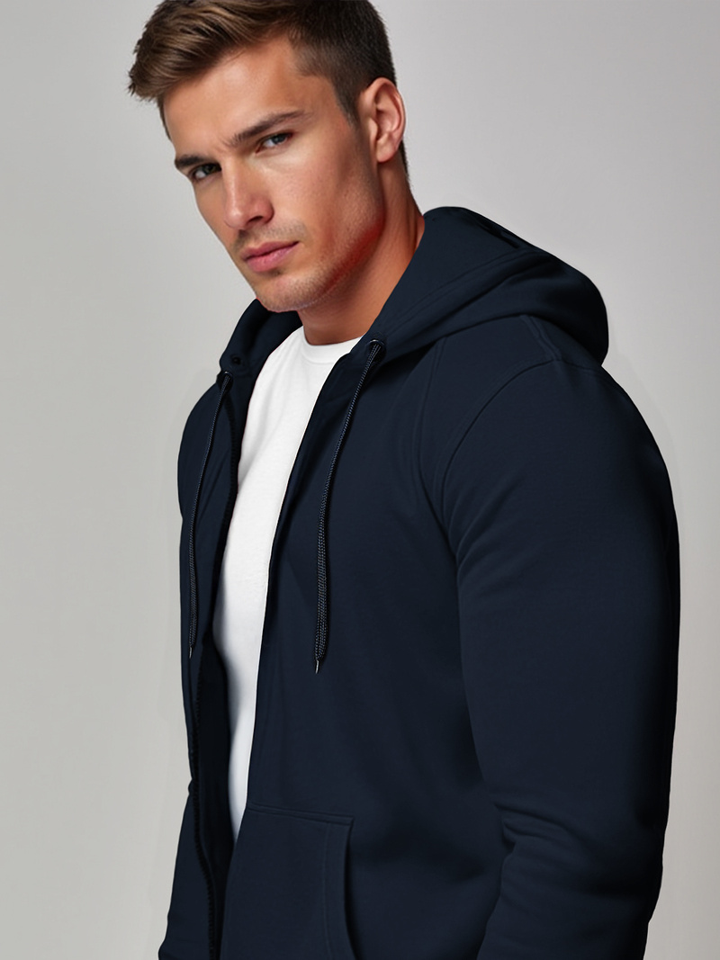 Sweatshirt Homme Bleu marine OZONEE JS/2008