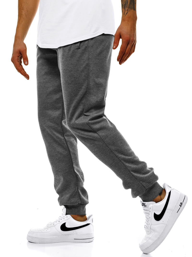 Pantalon de survêtement Homme Gris foncé OZONEE JS/JZ11001