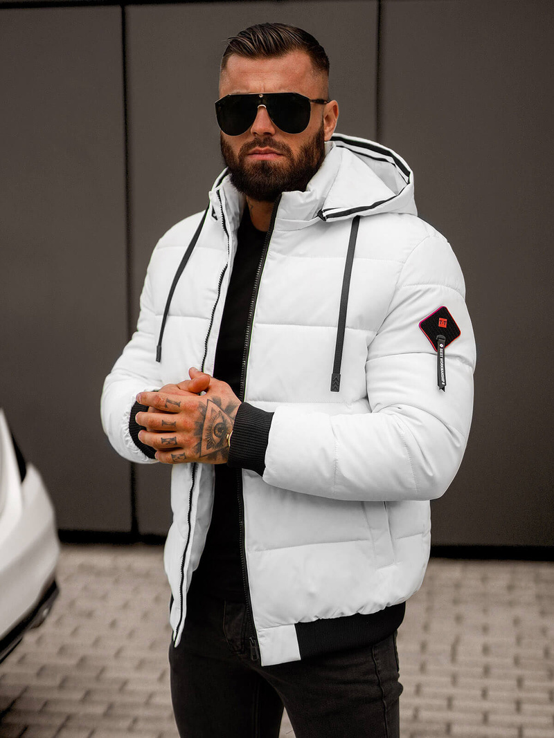 Veste D'hiver Blanc OZONEE JS/31M5031/281