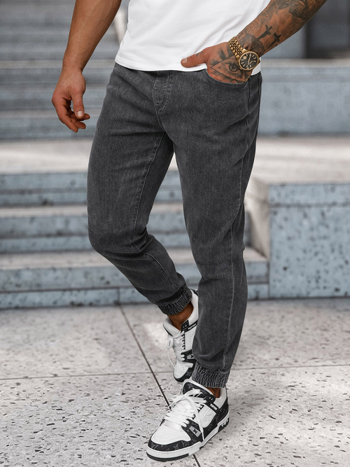 Jean Jogger Homme Gris Foncé OZONEE NB/MP0272GS
