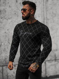 Sweatshirt Homme Noir OZONEE O/5919BZ