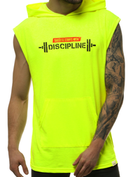 T-Shirt Homme Jaune-néon OZONEE MACH/M1211
