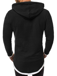 Sweatshirt Homme Noir OZONEE O/1252