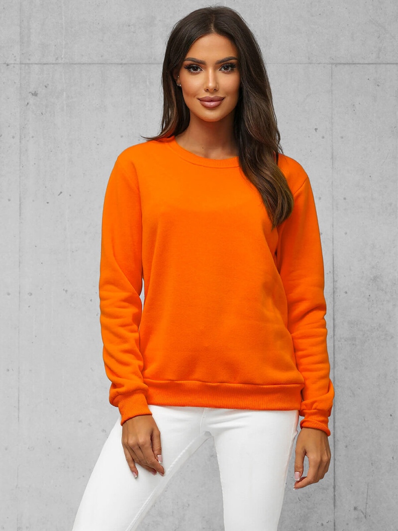 Sweat femme orange OZONEE JS/W01Z