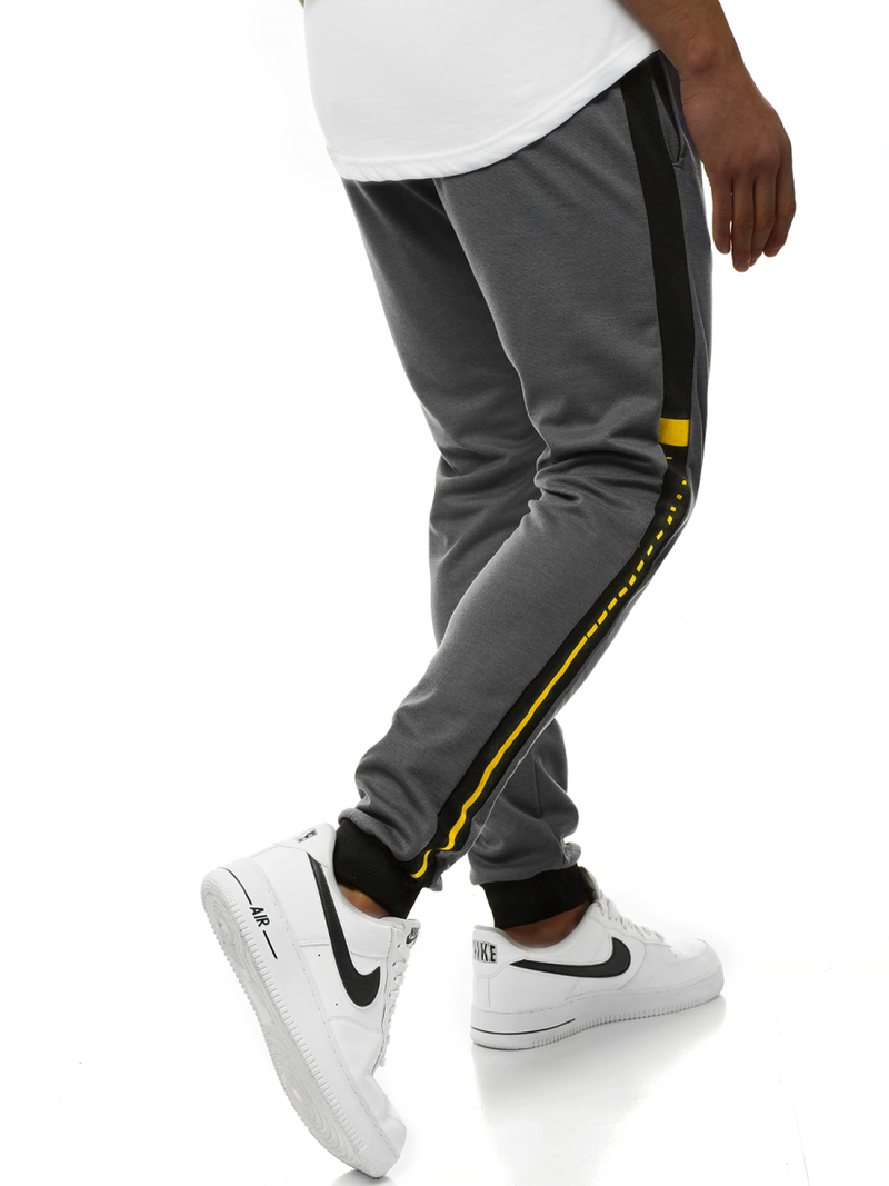 Pantalon de survêtement Homme Gris OZONEE JS/AM100