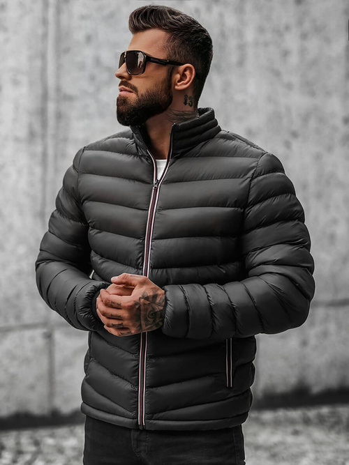 Veste Homme Noir OZONEE JS/SM71