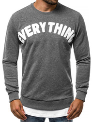 Sweatshirt Homme Gris foncé OZONEE B/181905