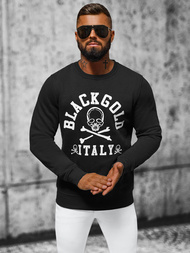 Sweatshirt Homme Noir OZONEE NB/MF2013