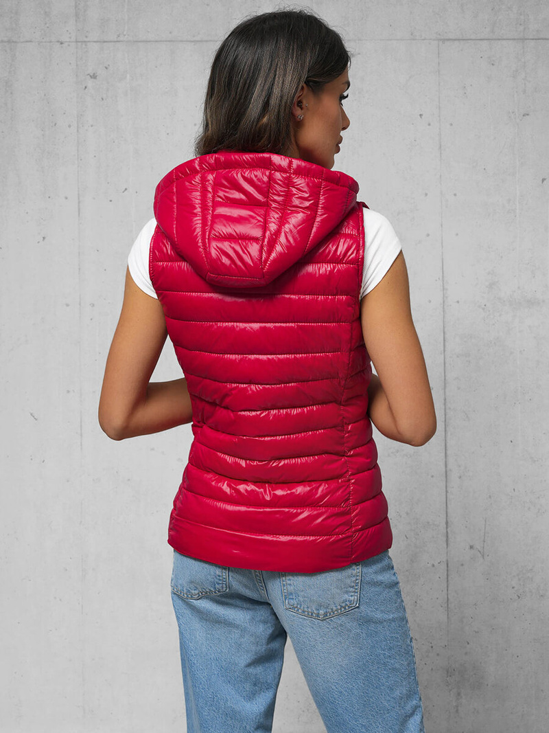 Gilet Femme Rouge OZONEE JS/16M9138/270