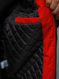 Veste Homme Rouge OZONEE JS/5M3111/270