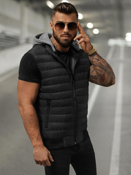 Veste Sans Manches Homme Noir OZONEE JS/8M983/392