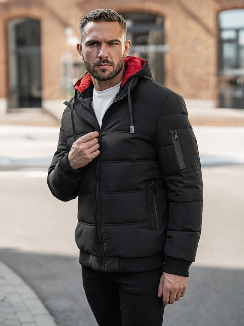 Veste homme noir OZONEE JS/31M5003Z