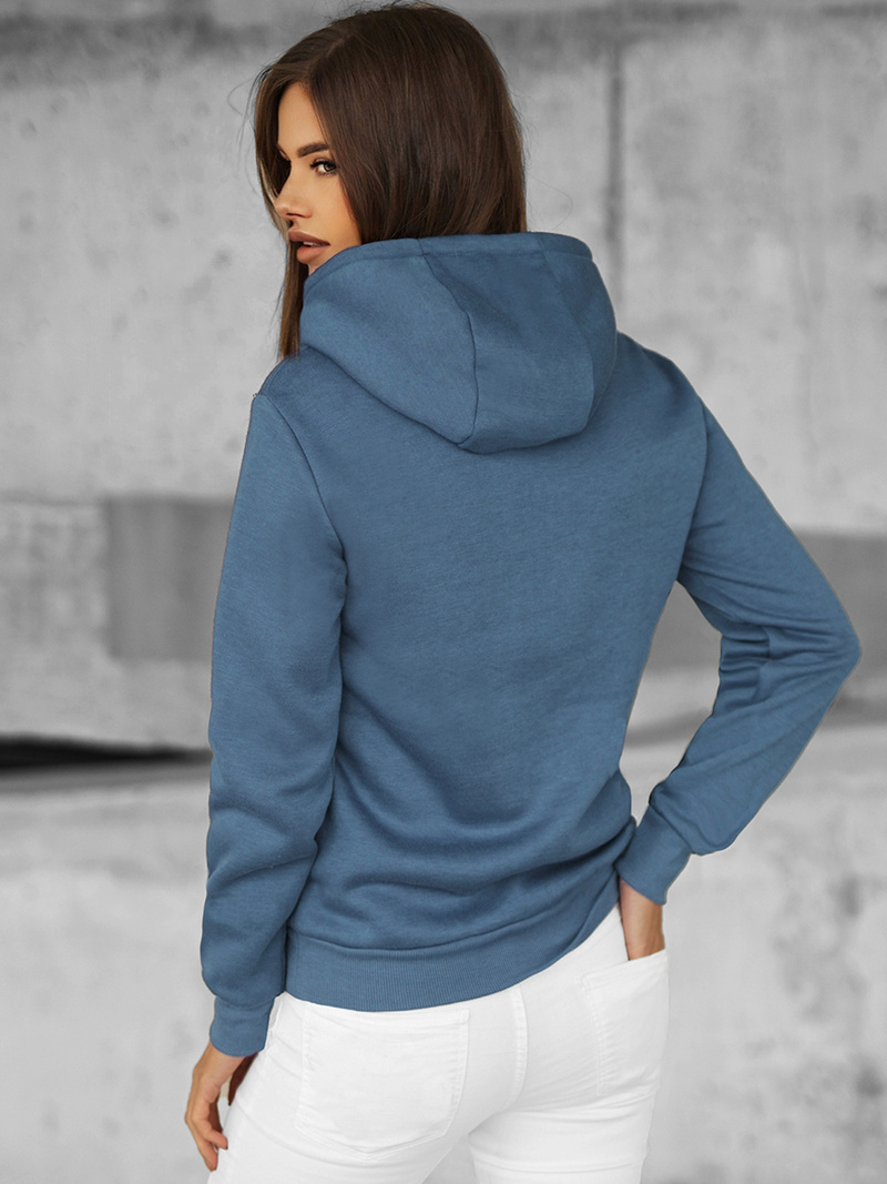 Sweat femme Bleu/2 OZONEE JS/W02/9Z