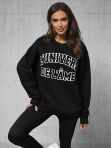 Sweat noir OZONEE O/SWE23055