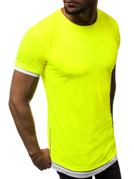 T-Shirt Homme Jaune-néon OZONEE O/1261X