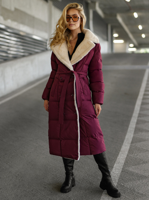 Veste femme bordeaux OZONEE JS/16M9168/06