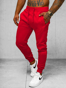 Pantalon de survêtement Homme Rouge OZONEE JS/XW01Z