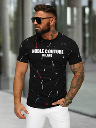 T-shirt Homme Noir OZONEE O/MPO3443