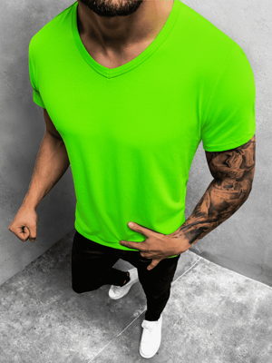 T-shirt Homme Vert clair OZONEE JS/712007/31
