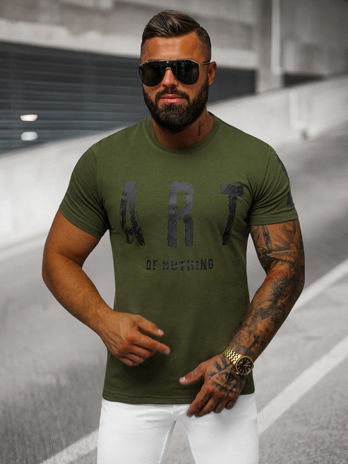 T-shirt Homme Vert OZONEE O/8T1263/29
