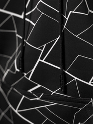 Sweatshirt à capuche homme noir OZONEE JS/8B1235/3