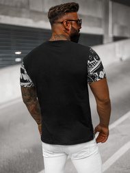 T-shirt Homme Noir OZONEE O/T137/3