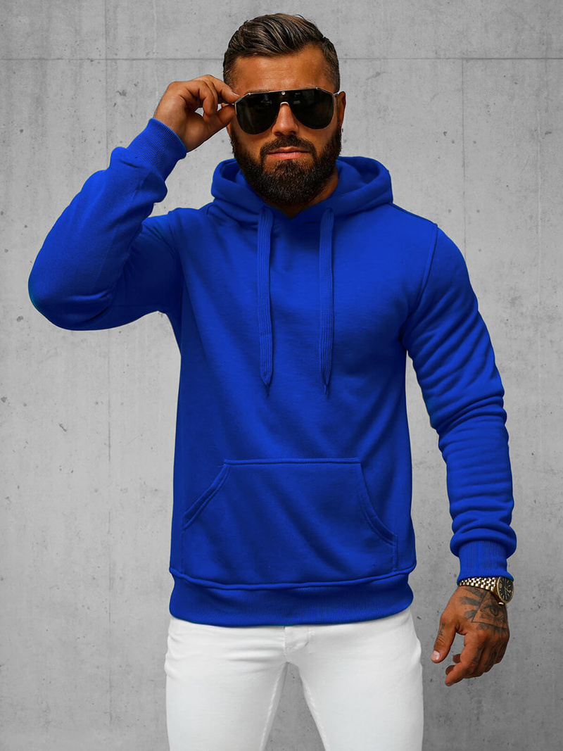 Sweatshirt Homme Bleu de cobalt OZONEE JS/2009Z