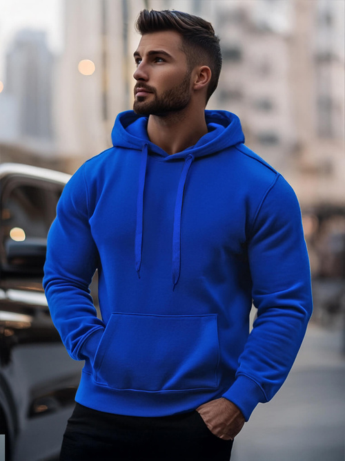 Sweatshirt Homme Bleu de cobalt OZONEE JS/2009Z