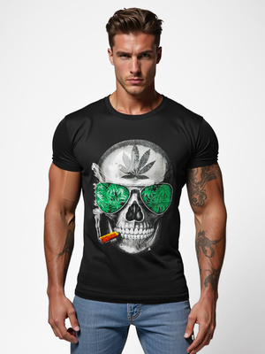 T-shirt Homme Noir OZONEE JS/Y70019Z