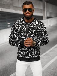 Sweatshirt Homme Noir OZONEE JS/8B1221/3