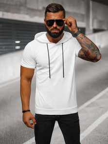T-shirt Homme Blanc OZONEE JS/8T955/1