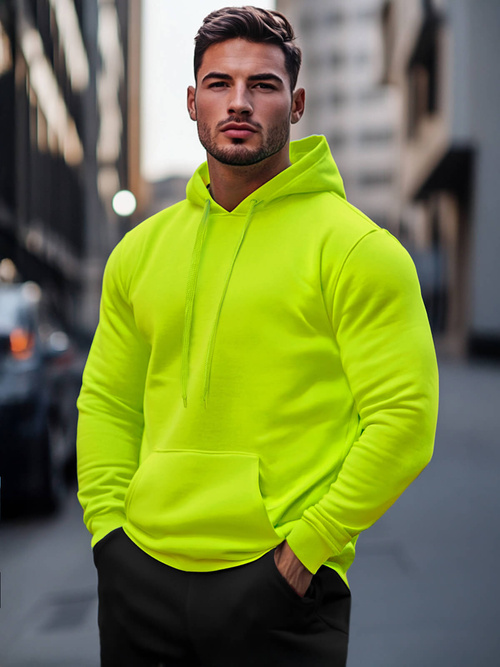 Sweatshirt Homme Bleu Vert OZONEE JS/2009/72Z
