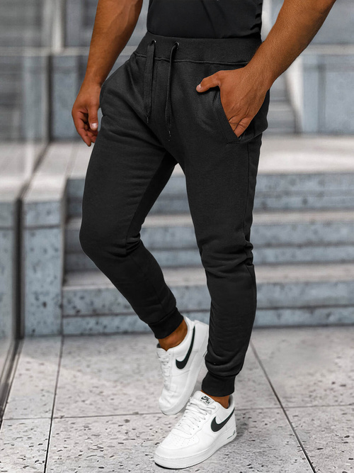 Pantalon de Survêtement Homme Noir OZONEE JS/XW01Z